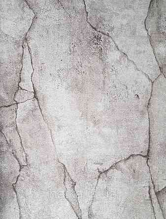 Шпалери метрові вінілові на флізелін Erismann Nature soul під камінь сірі з чорним Київ