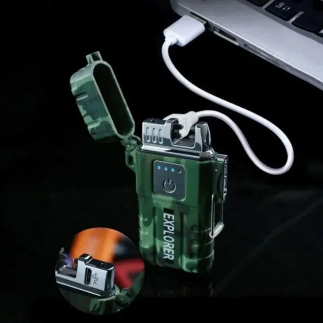 Зажигалка перезаряжаемая JL317 Explorer, Необычная зажигалка usb импульсная PD-16 Львов - изображение 16