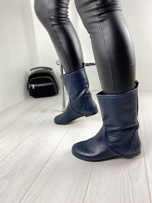 Nivelle Жіночі черевики NIVELLE сині натуральна шкіра 36р. (5210/1/0508) Коломия - фото 6