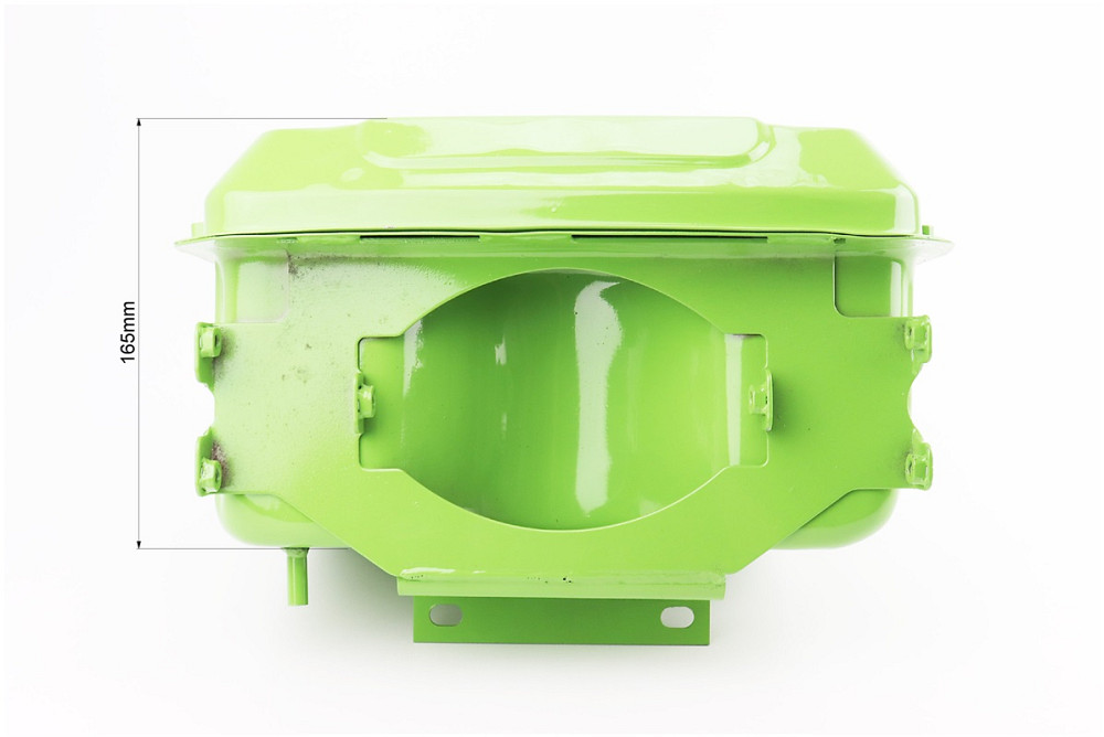 Бак паливний R190N, 275x220x165mm, потайна горловина, отвір під шланг паливний Київ - фото 3