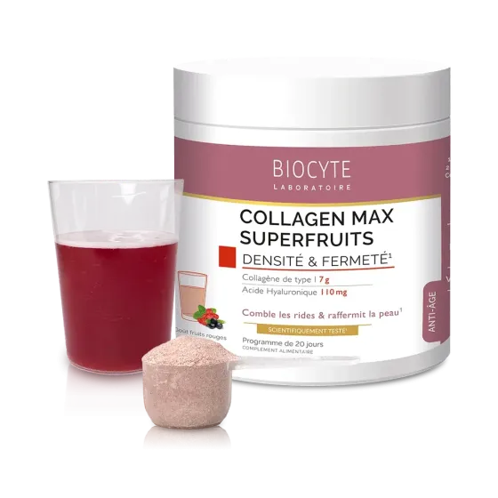 Biocyte Collagen Max Superfruits Бустер, коллаген 7 г + ГК + витамины, 260г Днепр