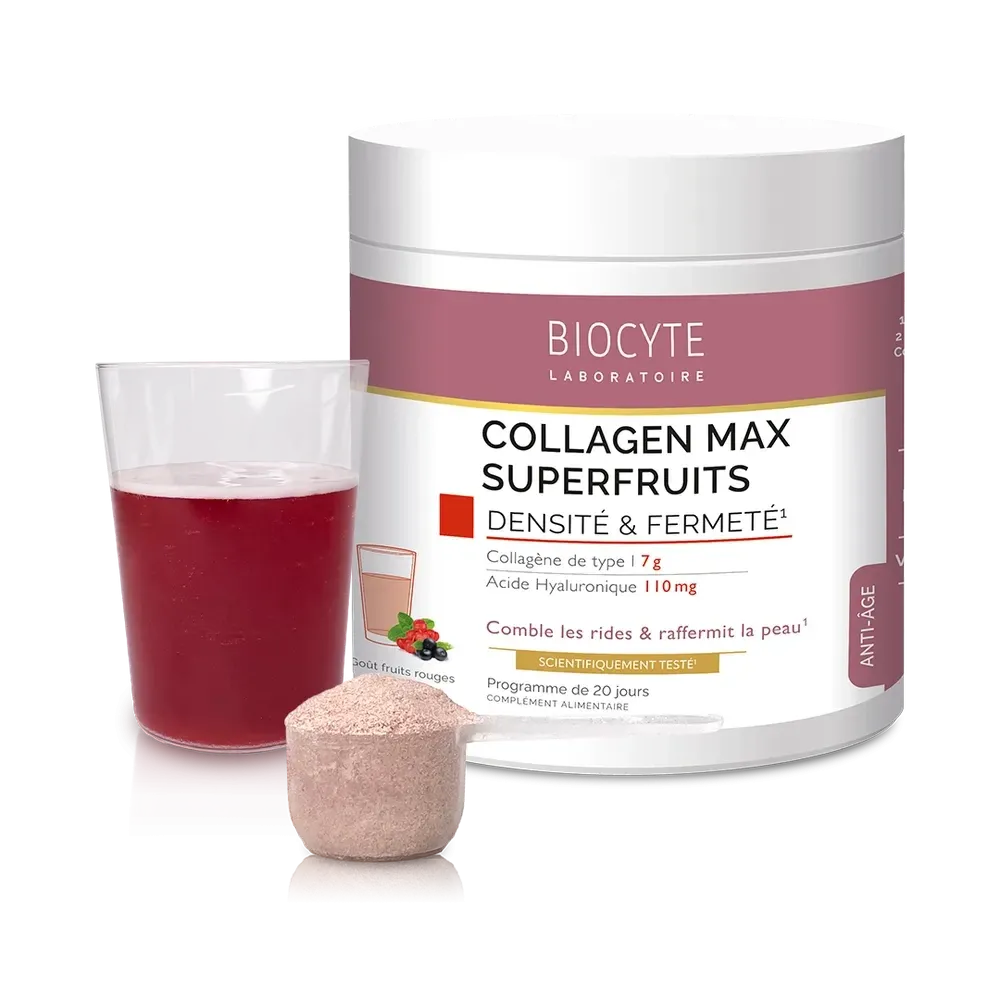 Biocyte Collagen Max Superfruits Бустер, коллаген 7 г + ГК + витамины, 260г Днепр - изображение 1