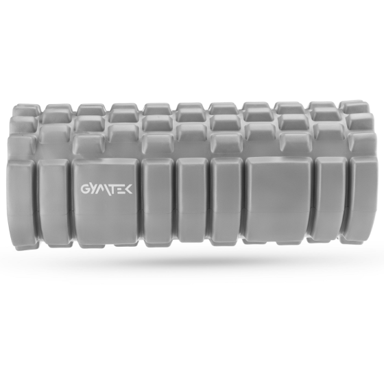 Масажний ролик Gymtek для йоги та фітнесу EVA 33*14см сірий Киев