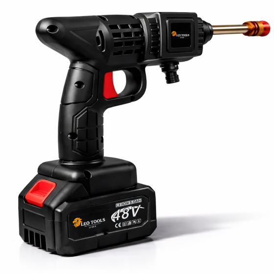 Аккумуляторная мойка высокого давления LEO TOOLS 48V + 2 аккумулятора (Польша) Киев