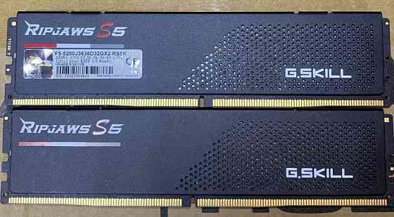 DDR5 G.Skill 64GB 5200Mhz Ripjaws S5 Київ