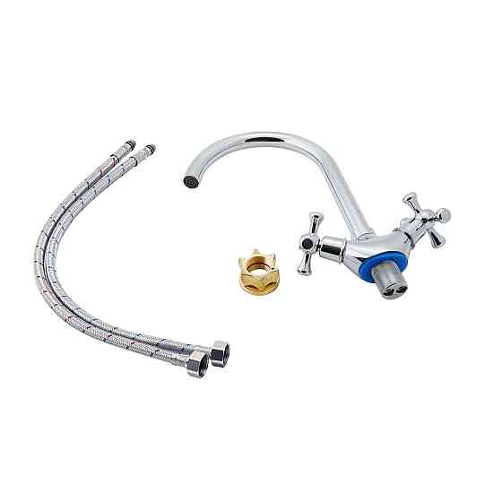 Змішувач для кухні Lidz Lamb 278F двовентильний LDLAM278FCRM35071 Chrome Київ