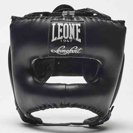 Боксерський шолом з бампером Leone Greatest Black L/XL Кам'янське