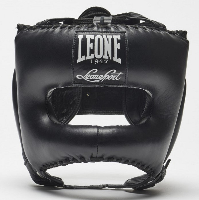 Боксерський шолом з бампером Leone Greatest Black L/XL Каменское - изображение 3