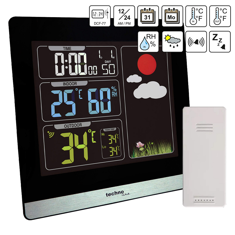 Метеостанция Technoline WS6448 Black (WS6448) Вінниця - фото 3