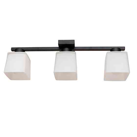 Люстра потолочная на три плафона MSK Electric Sakura под лампы Е27 черная NL 16510-3 BK Одесса