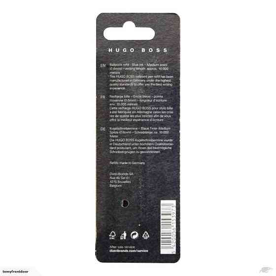 Шариковый стержень Hugo Boss синего цвета M 2 шт Ровно
