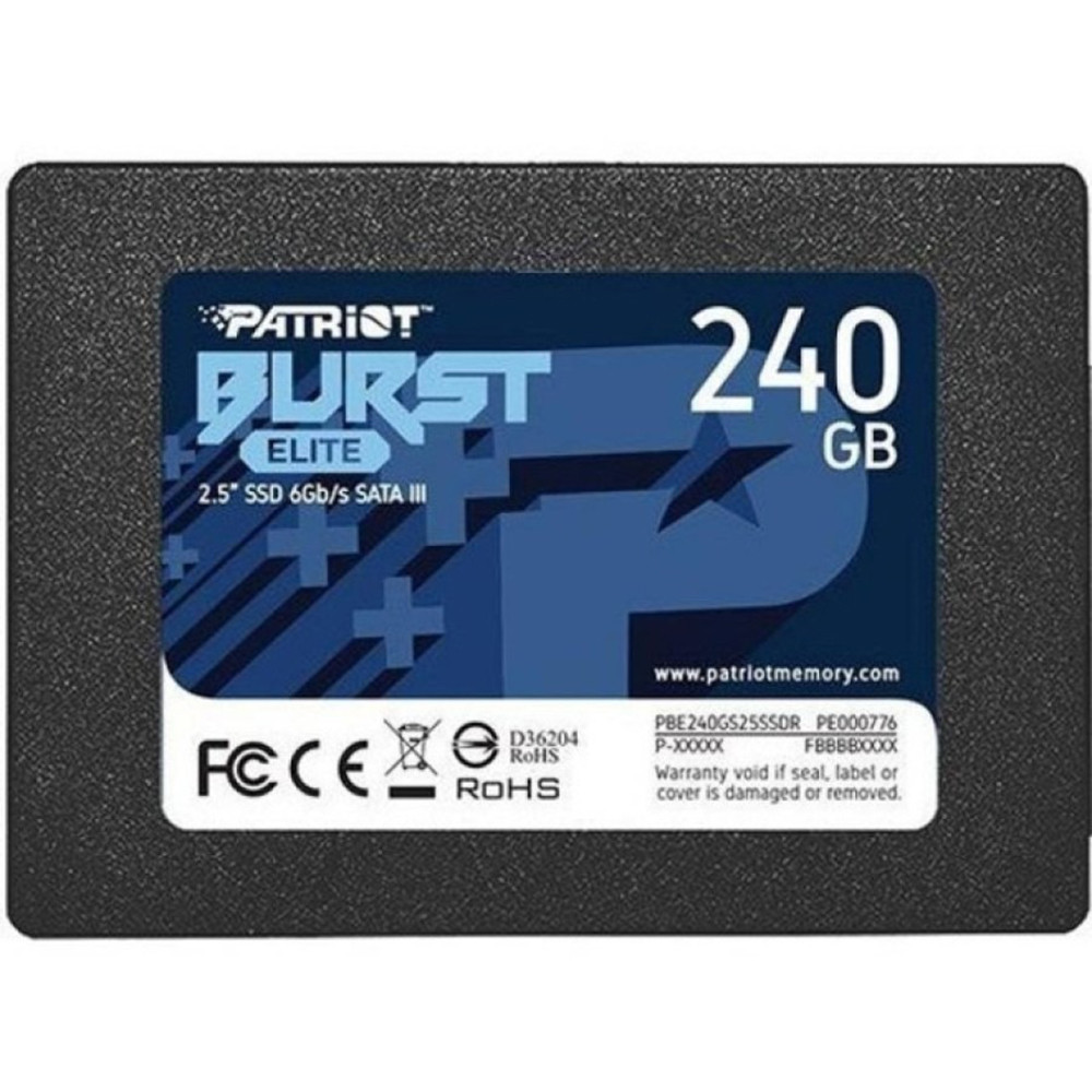 Накопичувач SSD Patriot Burst Elite 240GB 2.5" 7mm SATAIII TLC 3D Київ - фото 1