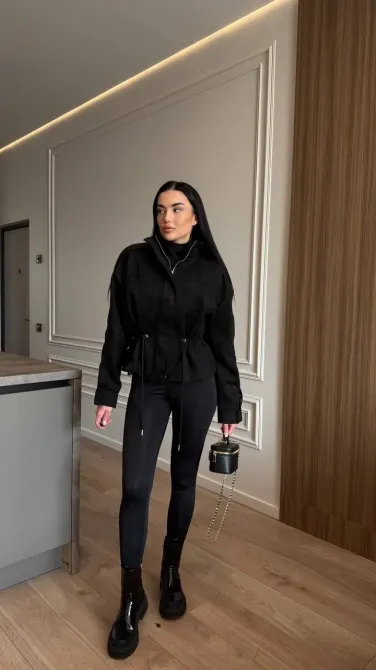 Женская замшевая куртка с талией Одесса - изображение 7