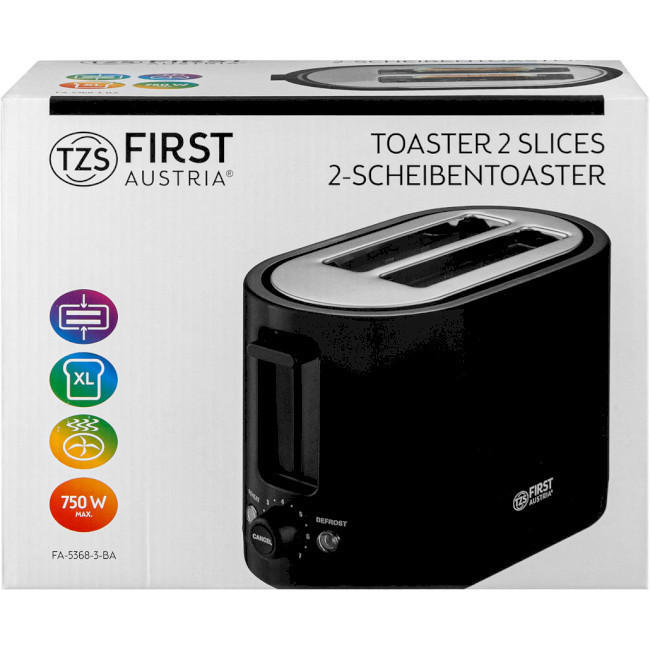 Тостер First FA-5368-3-BA Пластик Харків - фото 11