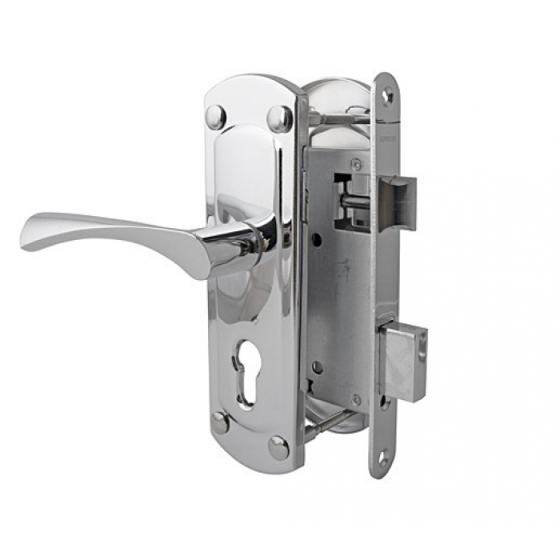 Замок врізний USK 1423-CR(AL) з ручками Харків