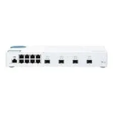 Сервер Qnap Switch zarządzalny QSW-M408-4C 8x 1GbE 4x 10GbE SFP+ Biały (QSWM408S) Київ - фото 1