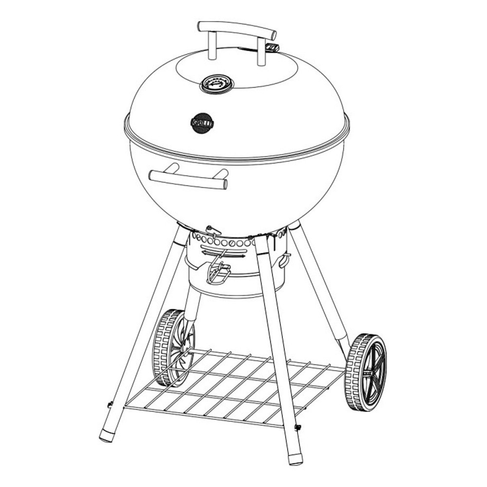 Вугільний гриль Kettle Patriot 57 см GRILLI 777630 Код: 013535 Рівне - фото 1