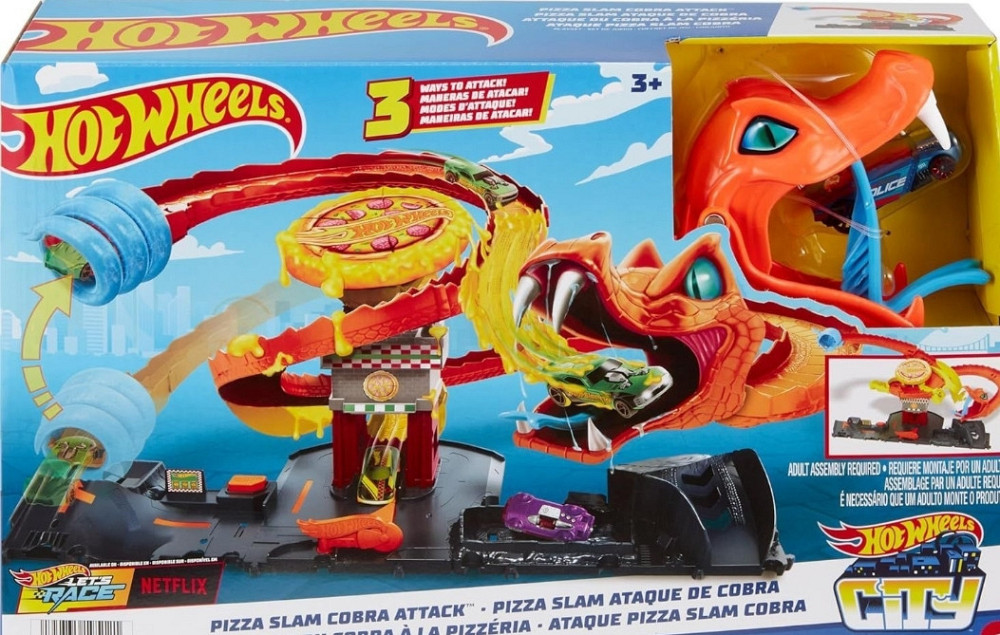 Трек Хот Вилс Атака Кобры Hot Wheels City Pizza Slam Cobra Attack. Харьков - изображение 3