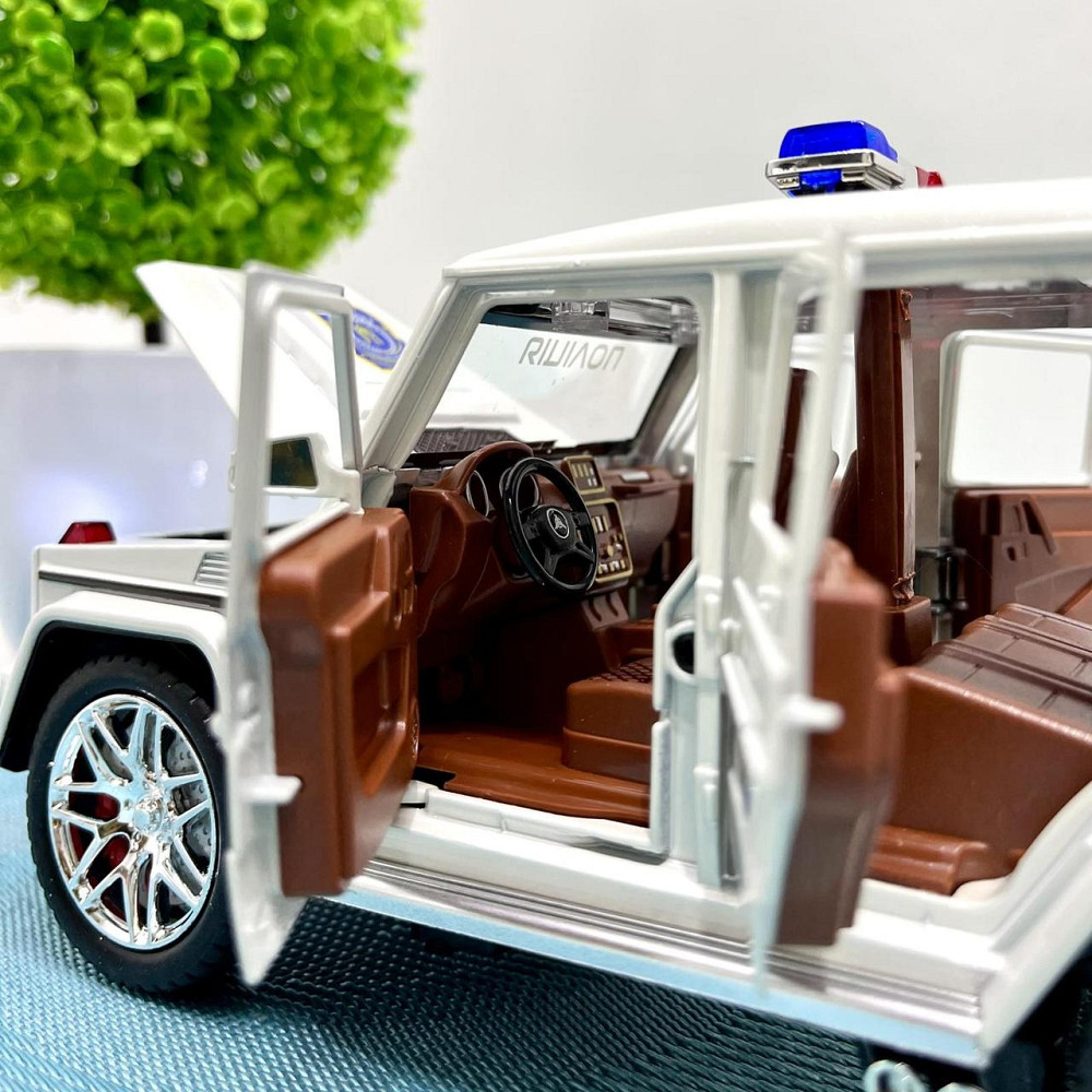 Машинка Авто Експерт Поліція інерція звук підсвічування двері багажник капот відкриваються 1:24 Біла (32968) Чернигов - изображение 9