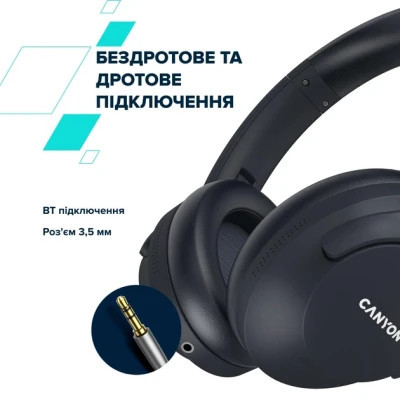 Навушники Canyon OnRiff 10 ANC Bluetooth Black (CNS-CBTHS10BK) Вінниця - фото 4