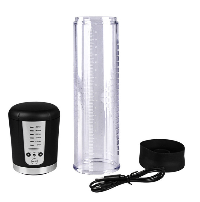 Автоматична вакуумна помпа із зарядкою від USB CANWIN ENLARGEMENT Passion Pump Men - P628AU Sex Aura Київ - фото 5