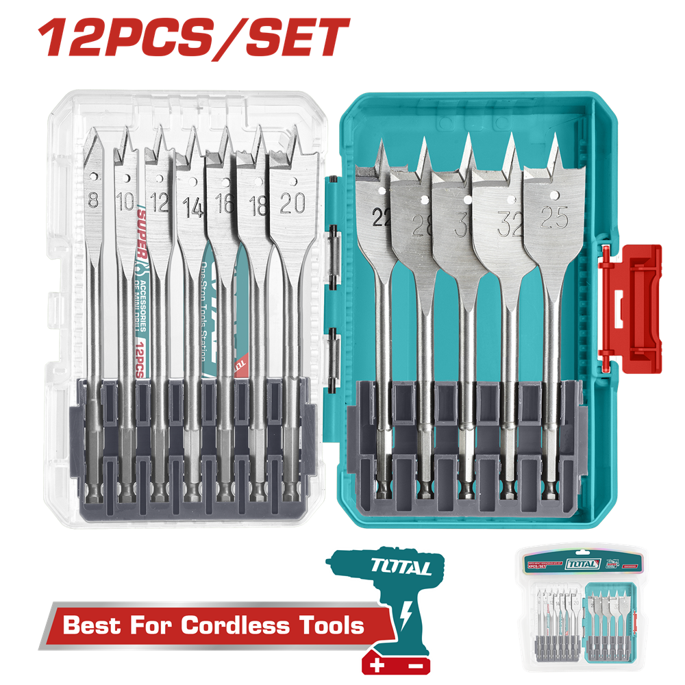 Набір свердел по дереву TOTAL TACSDL1206 (7049893) Київ - фото 1