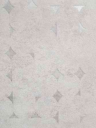 Шпалери вініл на флізеліні AS creation Metropolitan stories ByTime 0,53х10 геометрія фігури світло-сірі сріблясті Київ
