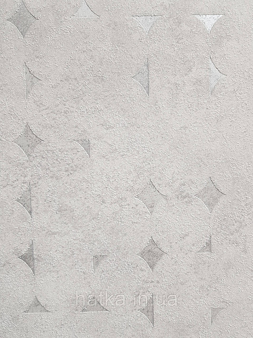 Шпалери вініл на флізеліні AS creation Metropolitan stories ByTime 0,53х10 геометрія фігури світло-сірі сріблясті Київ - фото 2