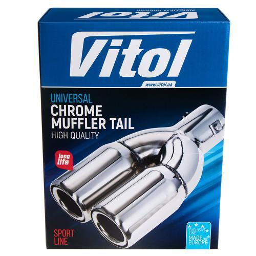 Насадка на глушник НГ-0478, внутрішній діаметр 64 мм, довжина 229 мм, подвійний зовнішній діаметр 76 мм Харків - фото 5