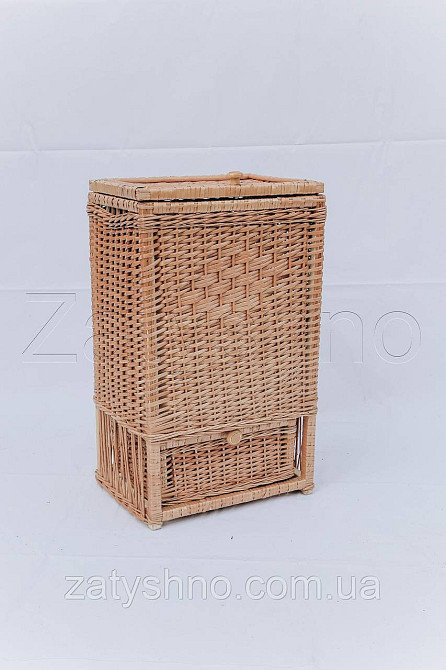 Ящик великий з шухлядою плетений натуральний Київ - фото 5