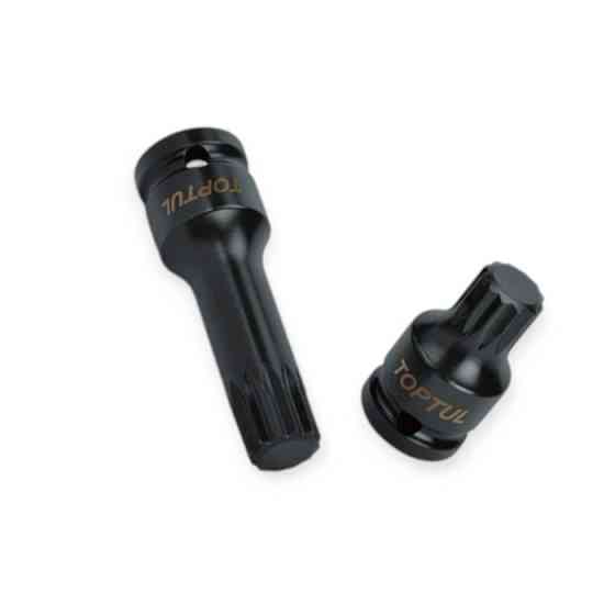 Головка - вставка SPLINE дванадцятипроменева ударна 1/2" M16 х 77 мм (зняття задньої маточини VAG) Мукачево