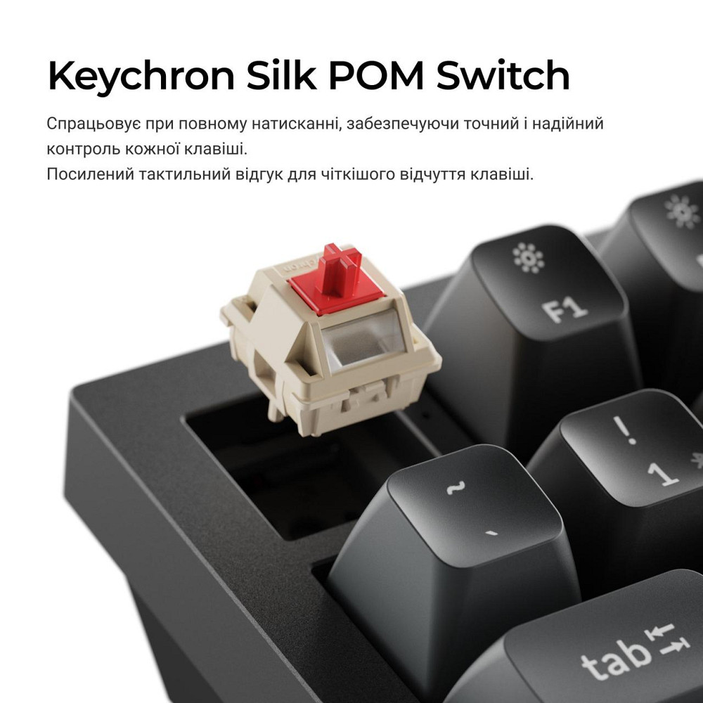 Клавіатура бездротова Keychron Q6 Ultra Keychron Red Switch Black RGB (Q6U-M1-UA) ( 29670 ) Харьков - изображение 9