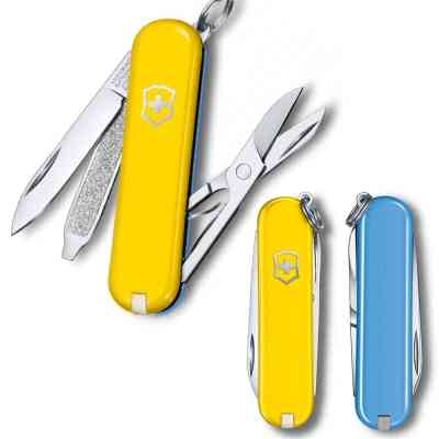Ніж Victorinox Classic SD Ukraine Жовто-блакитний (0.6223.8G.28) Вінниця