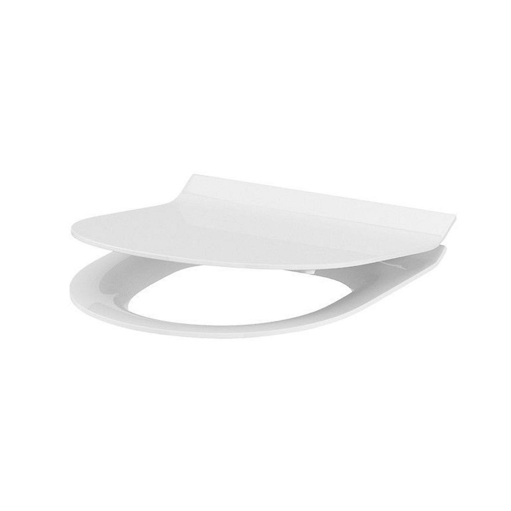 Кришка для унітазу Cersanit CREA овальна дюропл. вільнопадаюча, легкознімна SLIM (000016196) Київ - фото 1