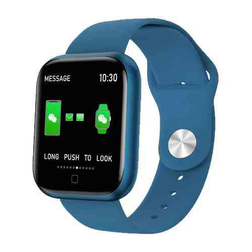 Smart Watch T80S, два браслета, температура тела, давление, оксиметр. Цвет: синий LI-33 Львов