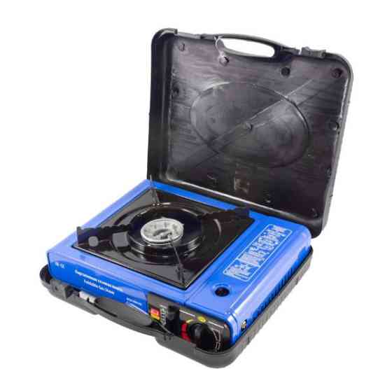 Плита газова портативна (34х25.5х8.5 см, 2.5 кВт, 700 °C, вітрита газу 160 г/рік) Forsage F-BDZ-MS155 Одеса