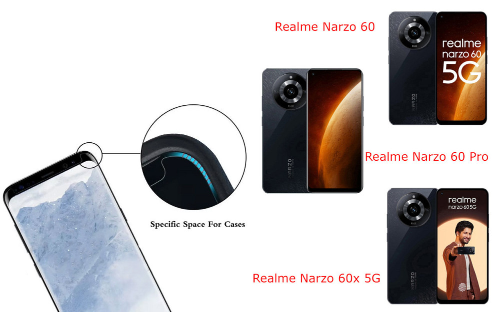 Захисне скло HyperGlass Pro для Realme Narzo 60, Narzo 60 Pro, Narzo 60x 5G – максимальна чутливість та захист Київ - фото 3