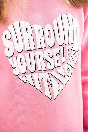 Худі-джемпер дитяче з капюшоном для дівчинки, рожеве, тринитка, топ Київ