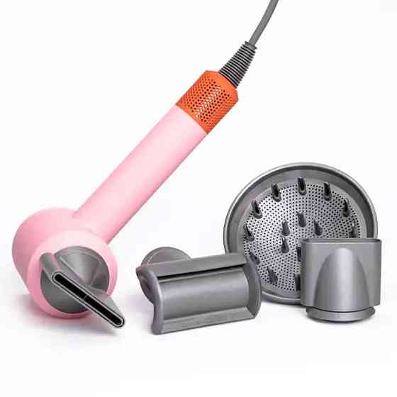 Фен-стайлер 5 в 1 с ионизацией, розовый Киев