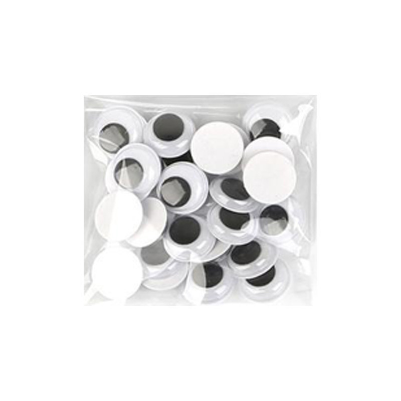 Творчий набір для аплікацій "Очі" ЕД-523, 20 мм, 10 грам, 37 штук Вінниця - фото 1