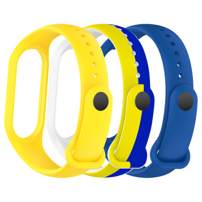 Ремінець до фітнес браслета Armorstandart комплект 3шт Xiaomi Mi Band 7/6/5 New Style Ukraine (ARM75053) Вінниця - фото 1