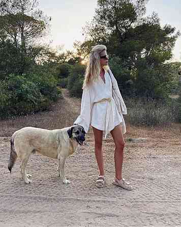 Жіночий літній халат кімоно оверсайз крою льон Одеса