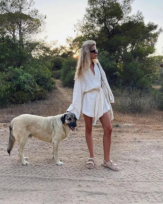 Жіночий літній халат кімоно оверсайз крою льон Одеса - фото 4