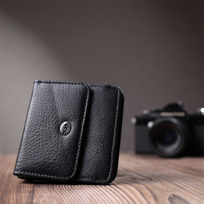 Кошелек ST Leather Из натуральной кожи Черный (22690) Винница - изображение 3