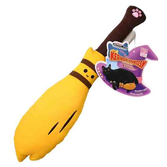CattyMan Kick Toy Broom КЭТТИМЭН МЕТЛА шуршащая игрушка для котов Киев