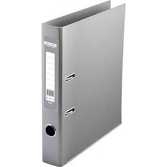 Папка - регистратор Buromax А4 double sided, 50мм, PP, gray, built-up (BM.3002-09c) Винница