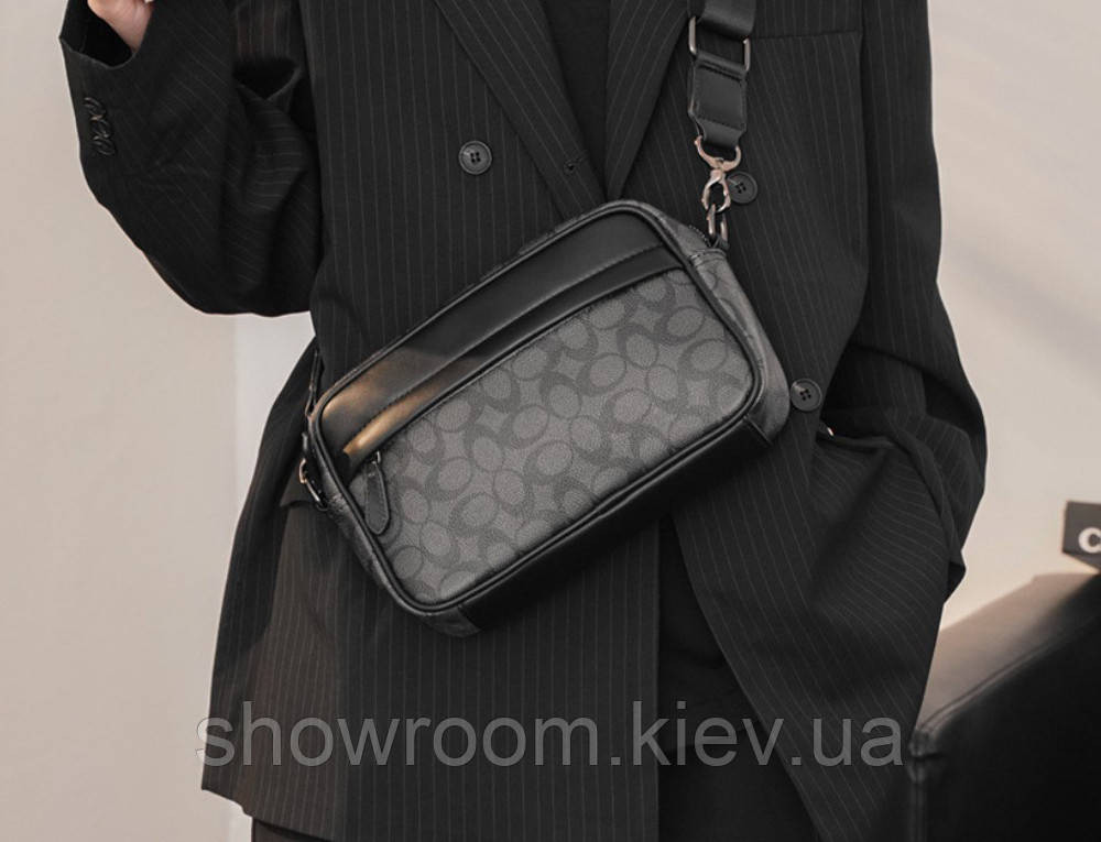 Мужская удобная сумка на плечо Prestige (4035) Киев - изображение 2