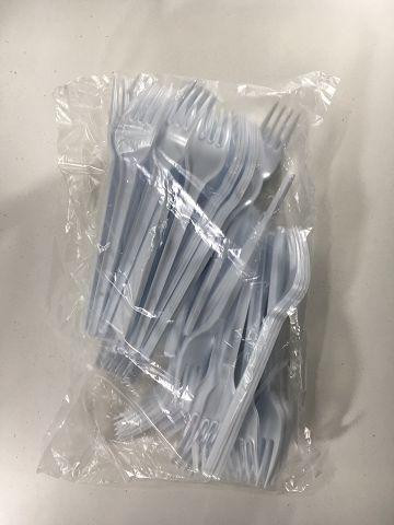 Вилка пластиковая одноразовая Extra 16 см 100 шт Андрекс Харків - фото 1