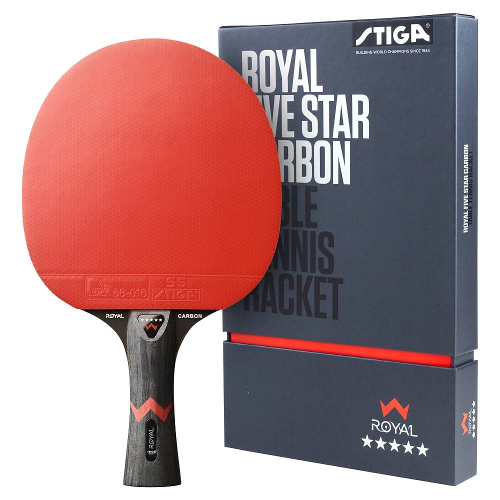 Ракетка для настольного тенниса Stiga Royal Carbon 5 Star FL (1215-2818-01) Киев - изображение 1