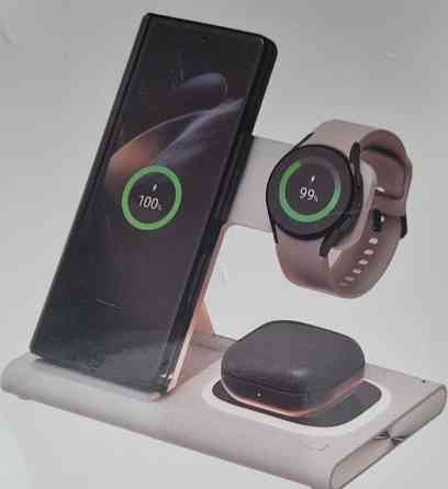 Зарядное устройство безпроводной 3в1 Android Киев